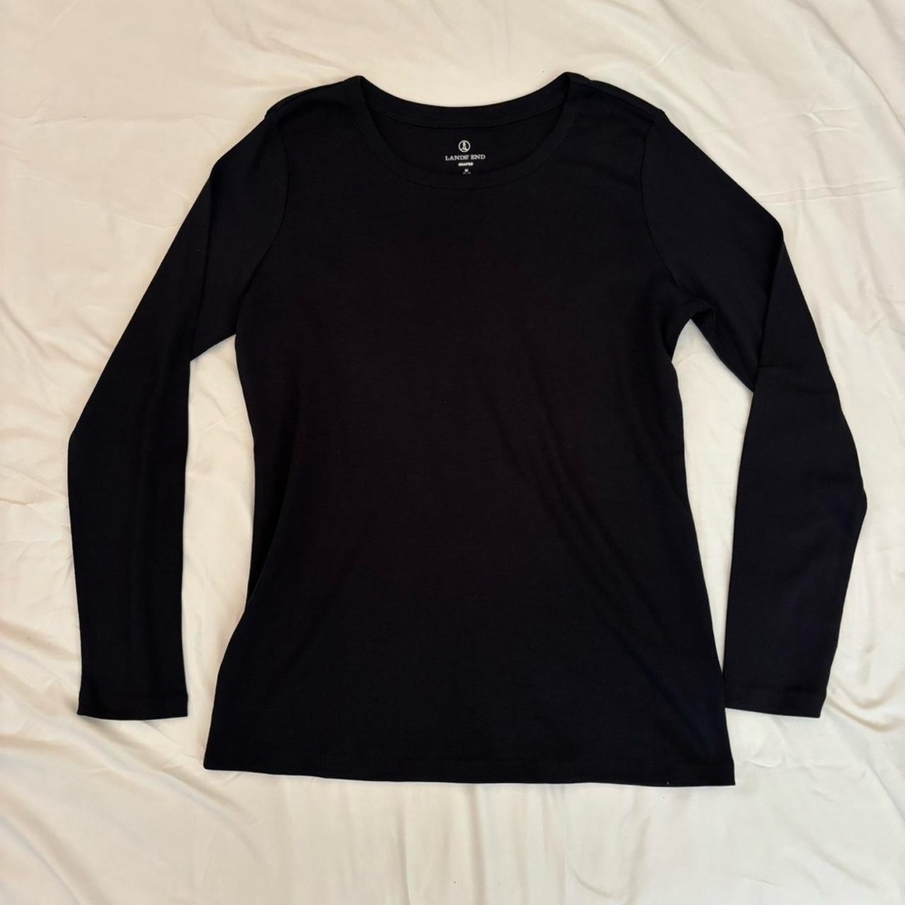 Lands End Shaped long sleeve shirt